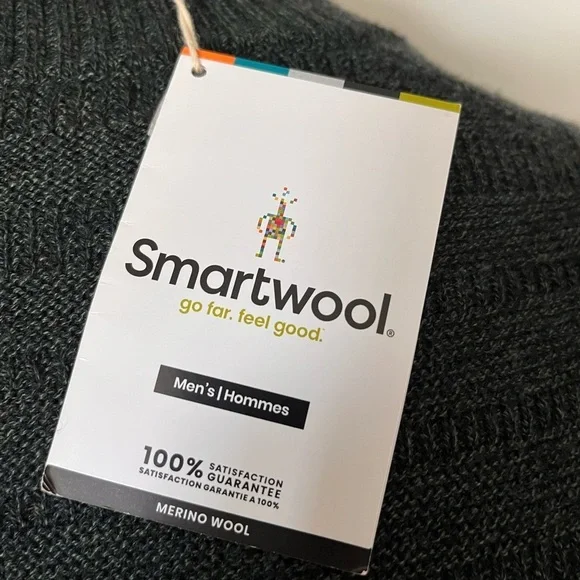 NEW Mens Smartwool Ripple Ridge Half Zip Sweater XL - Picture 8 of 12